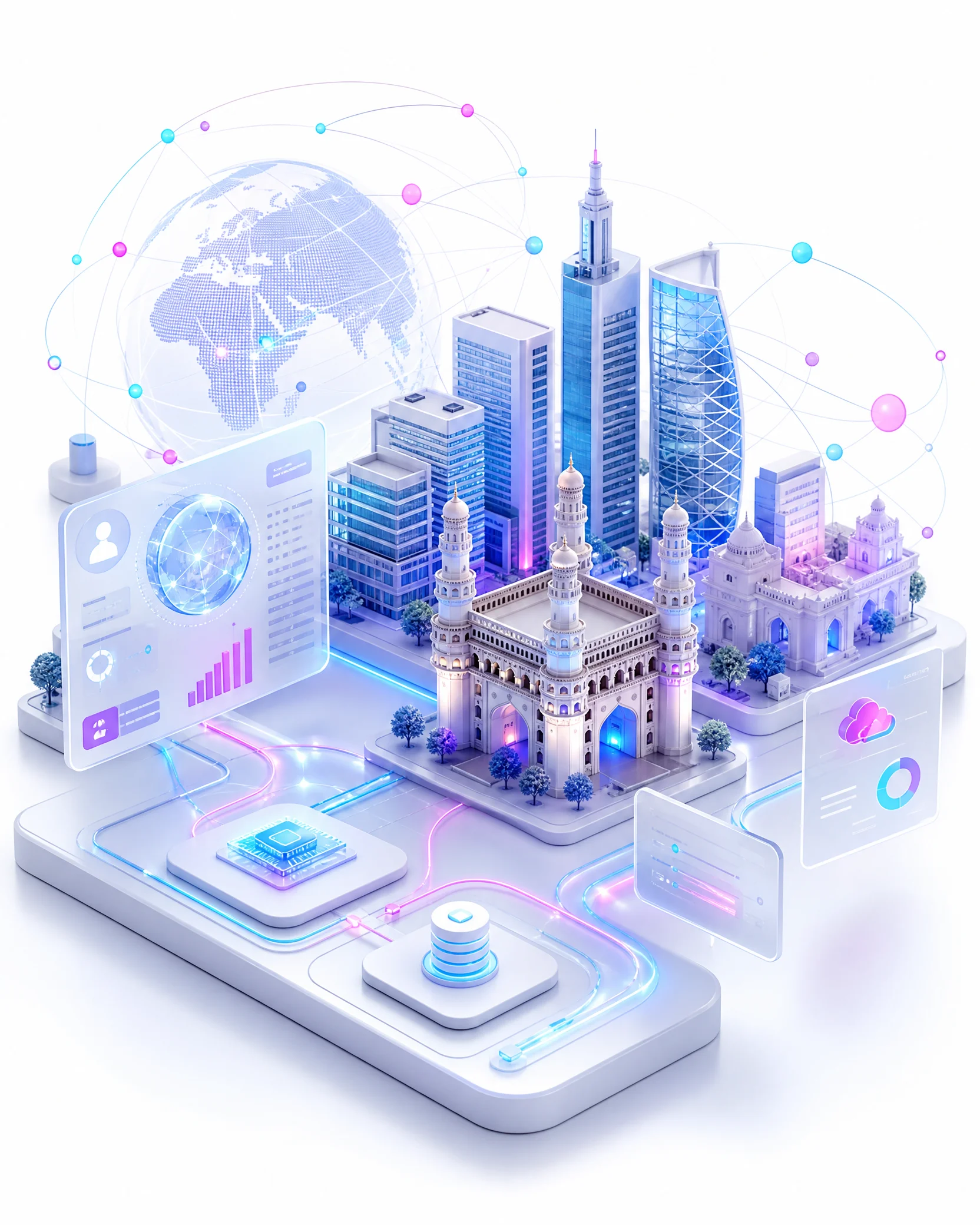 Digital Raiz Hyderabad HQ & Global Reach
